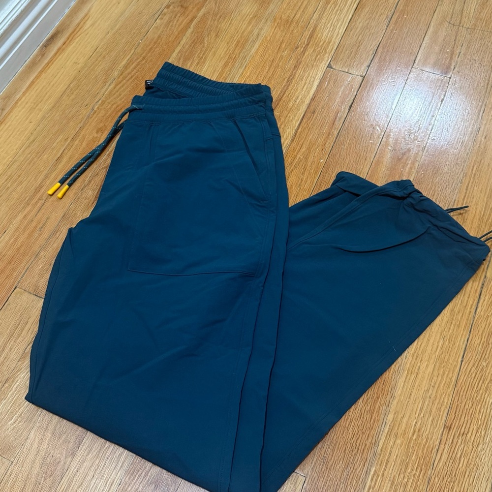 Cotopaxi Teal Track Pants with Orange Accent - Picture 2 of 8